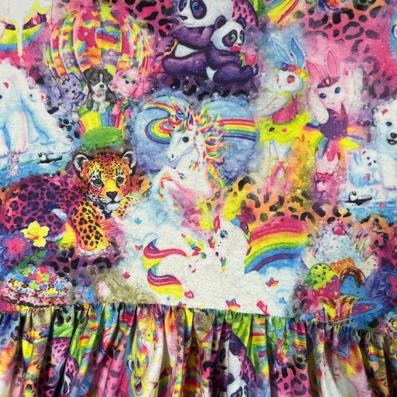 Stella Bean Clothing Co Lisa Frank Inspired Colorful Animal Print Dress - Picture 3 of 7